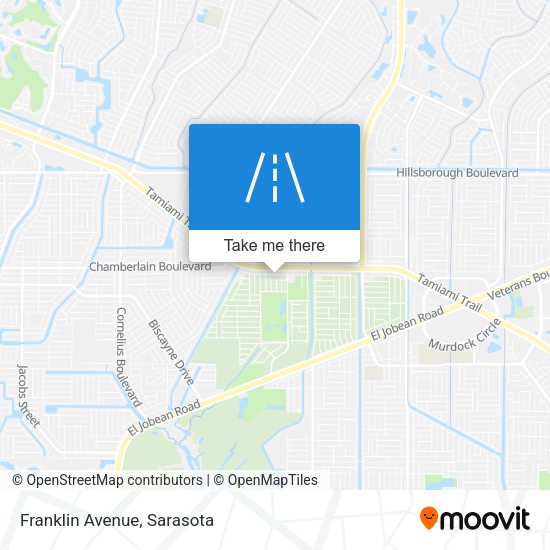 Mapa de Franklin Avenue