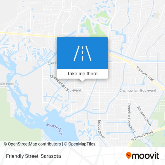 Mapa de Friendly Street