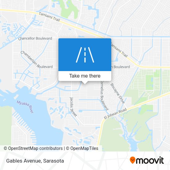 Mapa de Gables Avenue