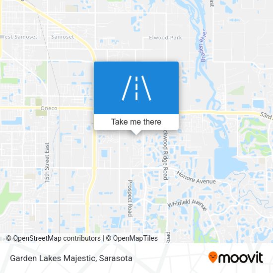 Garden Lakes Majestic map