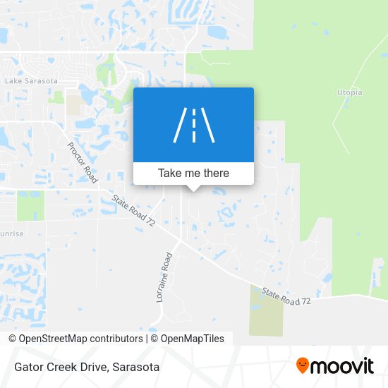 Gator Creek Drive map