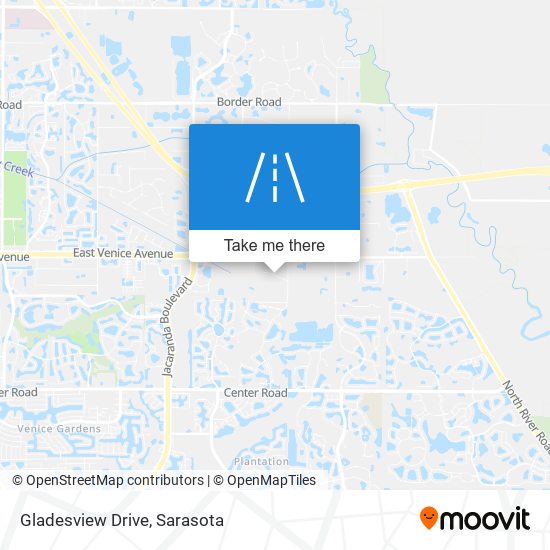 Mapa de Gladesview Drive