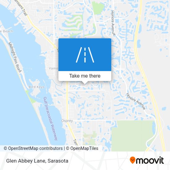 Mapa de Glen Abbey Lane