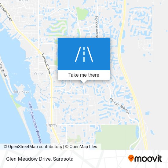 Glen Meadow Drive map