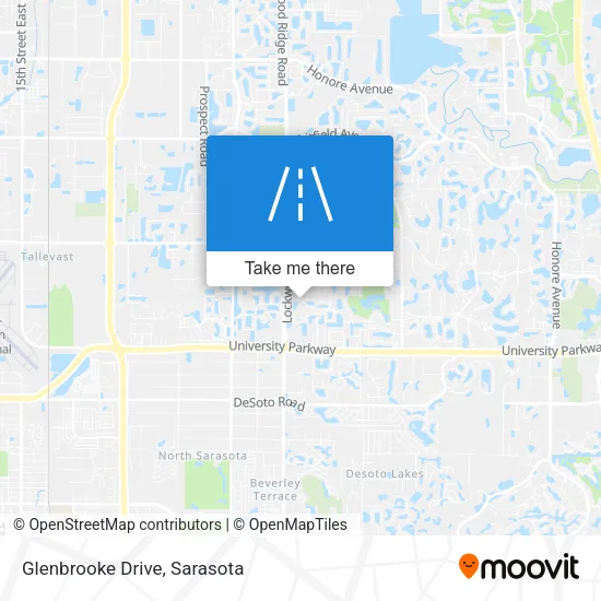 Mapa de Glenbrooke Drive