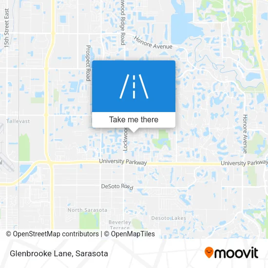 Glenbrooke Lane map