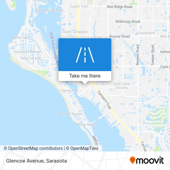 Glencoe Avenue map