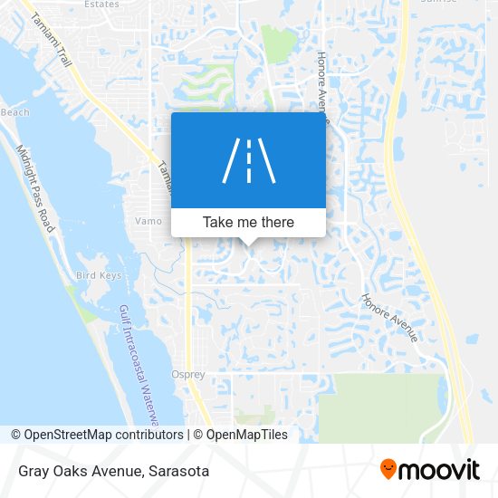 Mapa de Gray Oaks Avenue