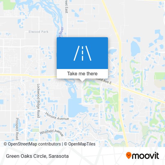 Mapa de Green Oaks Circle