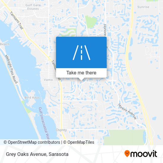 Mapa de Grey Oaks Avenue
