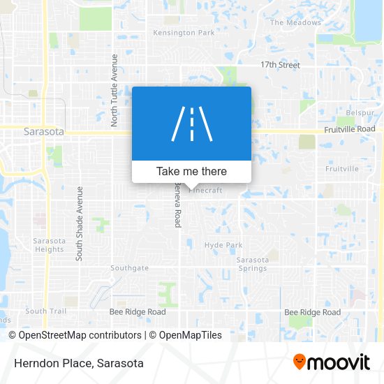 Mapa de Herndon Place