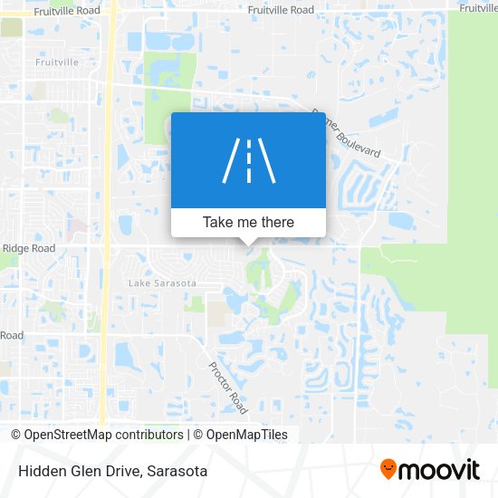 Mapa de Hidden Glen Drive