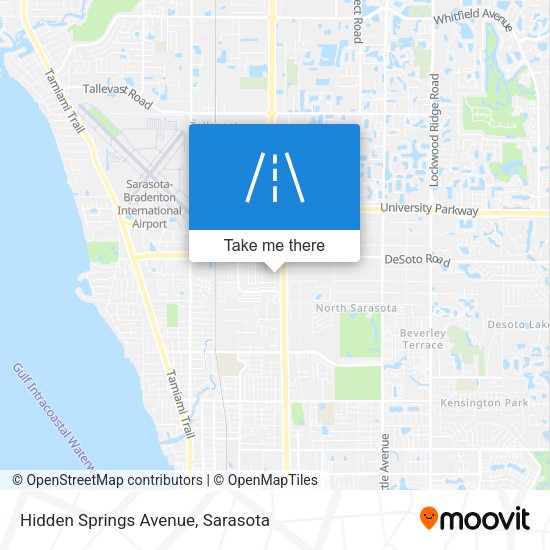 Hidden Springs Avenue map