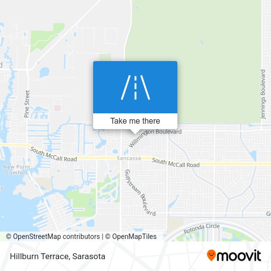Mapa de Hillburn Terrace
