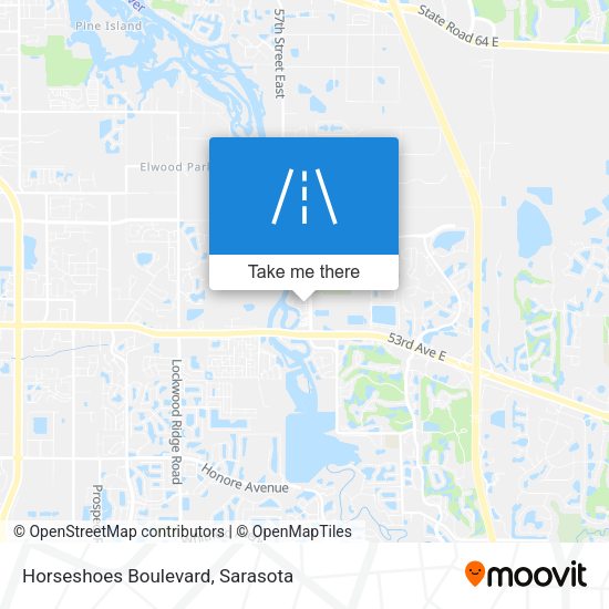 Mapa de Horseshoes Boulevard