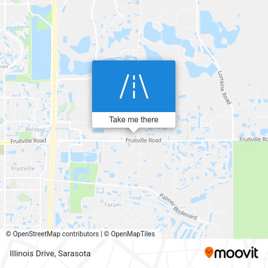 Mapa de Illinois Drive