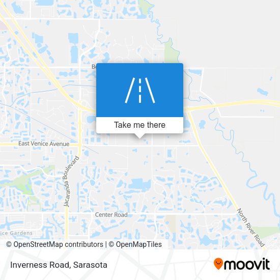 Mapa de Inverness Road