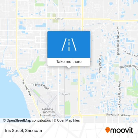 Iris Street map