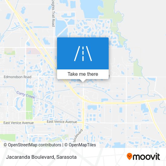 Jacaranda Boulevard map