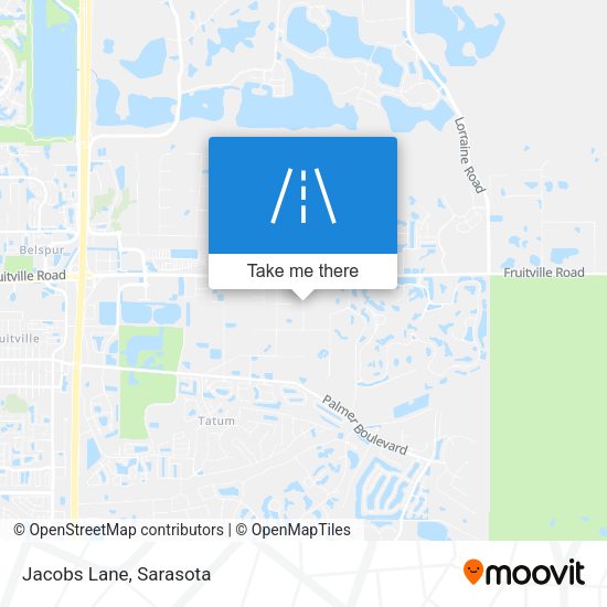 Mapa de Jacobs Lane