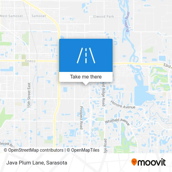 Java Plum Lane map