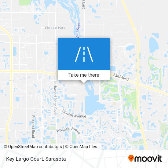 Mapa de Key Largo Court