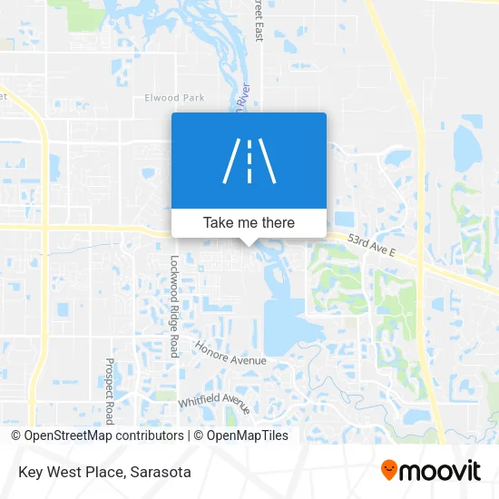 Key West Place map