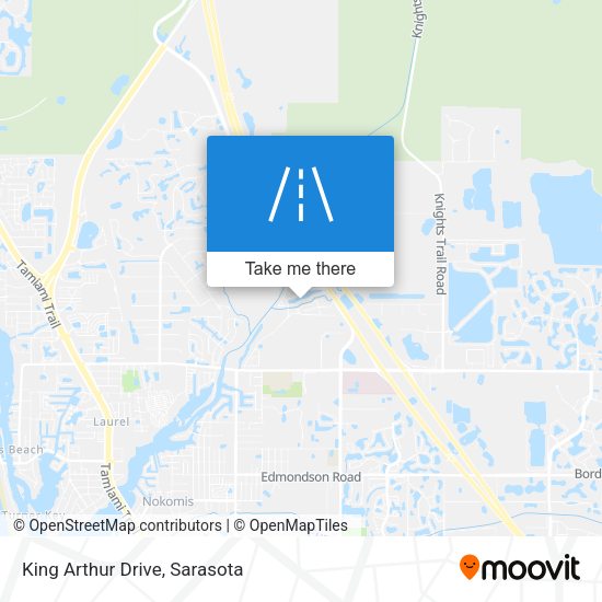 Mapa de King Arthur Drive