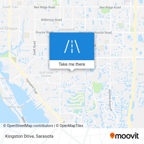 Mapa de Kingston Drive