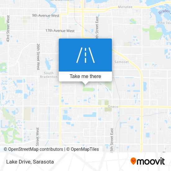 Lake Drive map