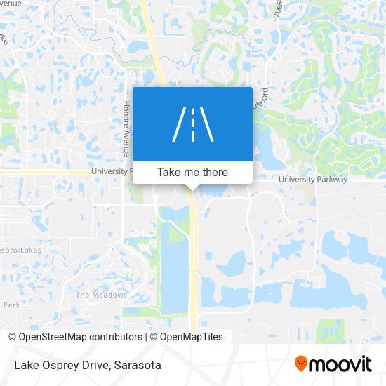 Lake Osprey Drive map