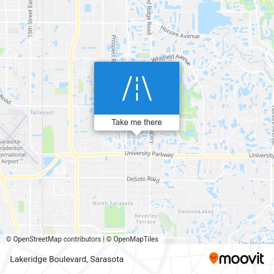 Mapa de Lakeridge Boulevard