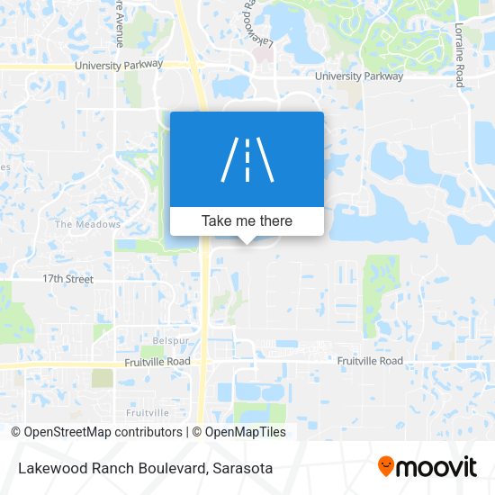 Lakewood Ranch Boulevard map