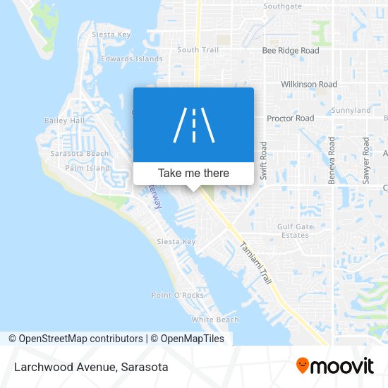 Mapa de Larchwood Avenue