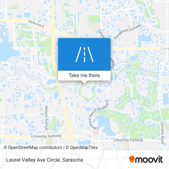 Laurel Valley Ave Circle map