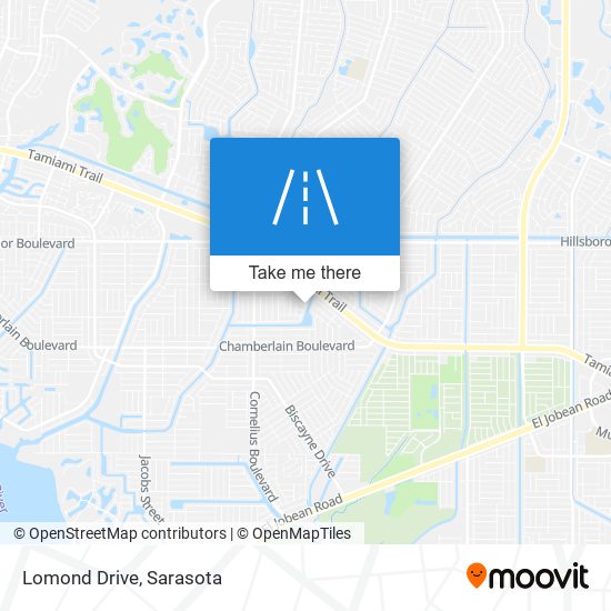 Lomond Drive map