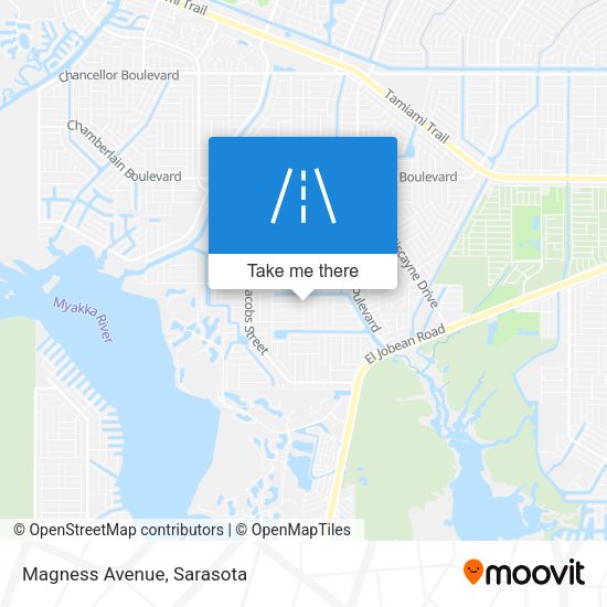 Mapa de Magness Avenue