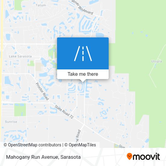 Mapa de Mahogany Run Avenue