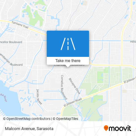 Malcom Avenue map