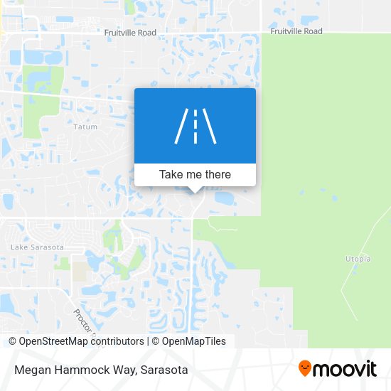 Megan Hammock Way map