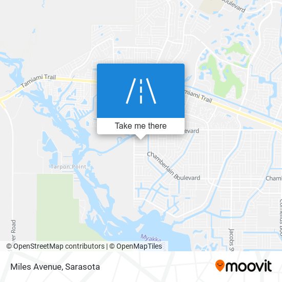 Miles Avenue map