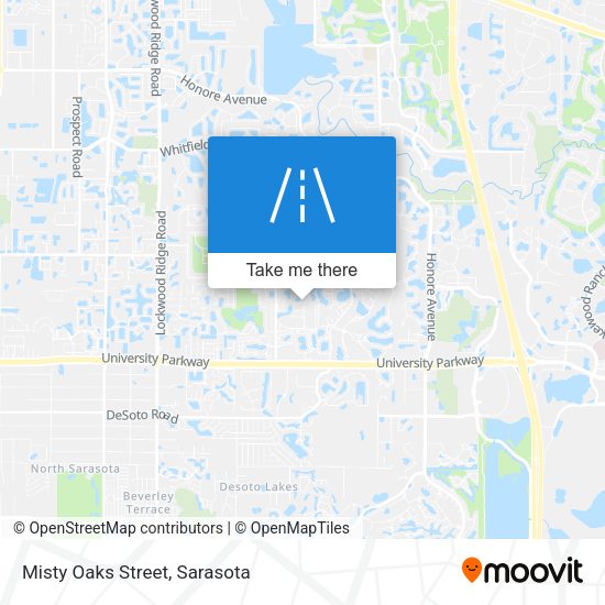 Misty Oaks Street map