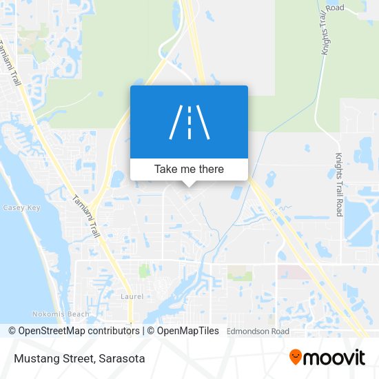 Mapa de Mustang Street