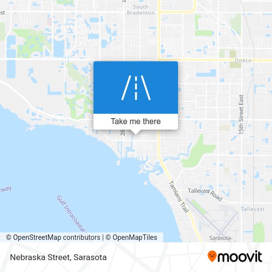 Mapa de Nebraska Street