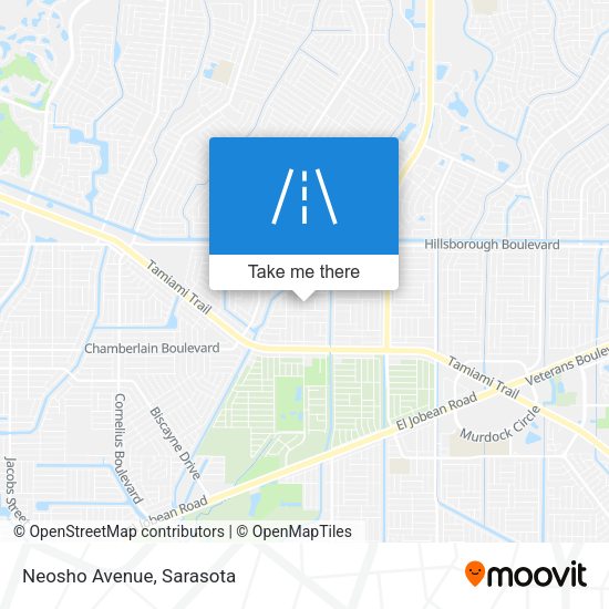Mapa de Neosho Avenue