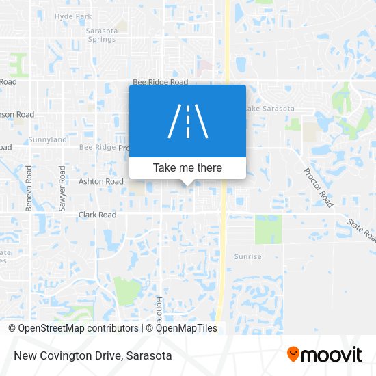New Covington Drive map