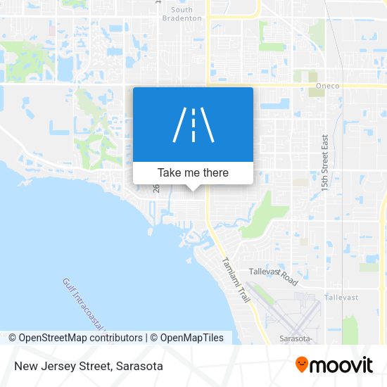 Mapa de New Jersey Street