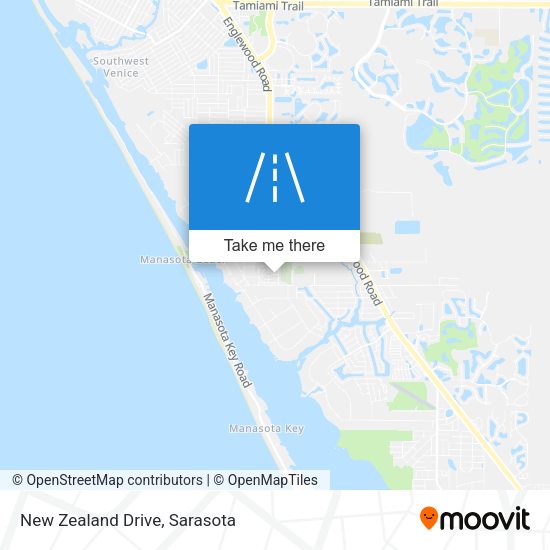 Mapa de New Zealand Drive