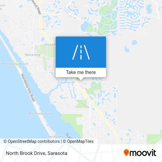 North Brook Drive map