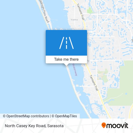Mapa de North Casey Key Road